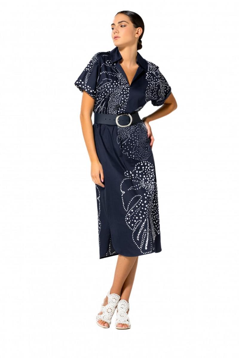 Caroline Biss Caroline Biss Jurk 1117 Blauw 1