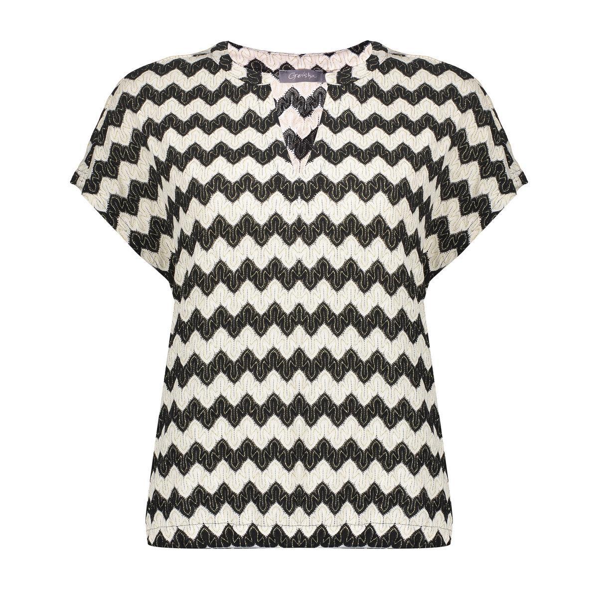 Geisha Geisha Blouse 52421-20 Zwart 2
