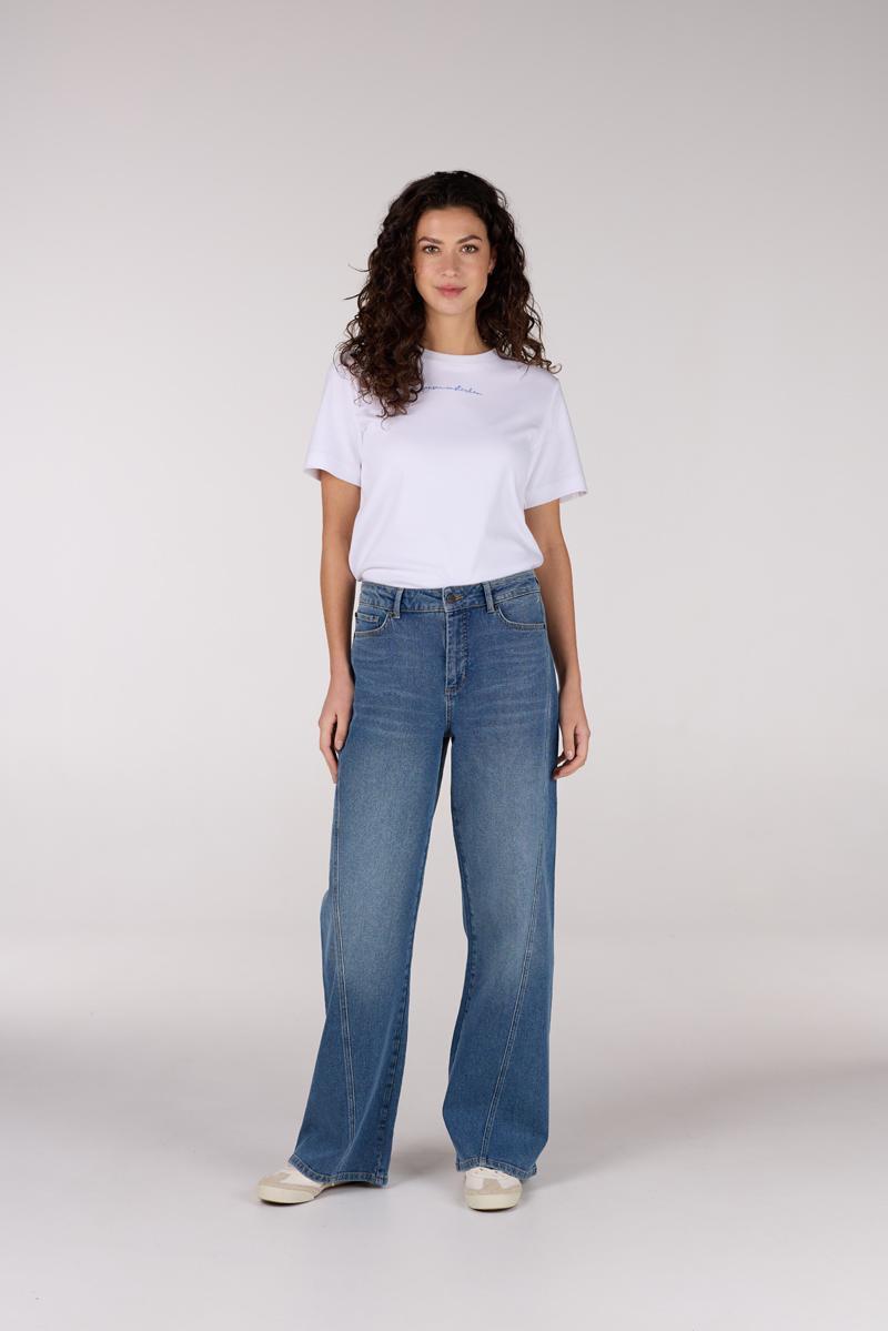 Jansen Amsterdam Jansen Amsterdam Jeans Jane Blauw 2