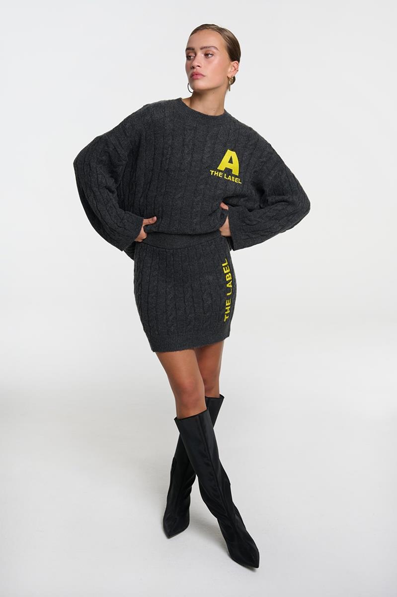 Alix The Label Rok 2509267307 Grijs 1