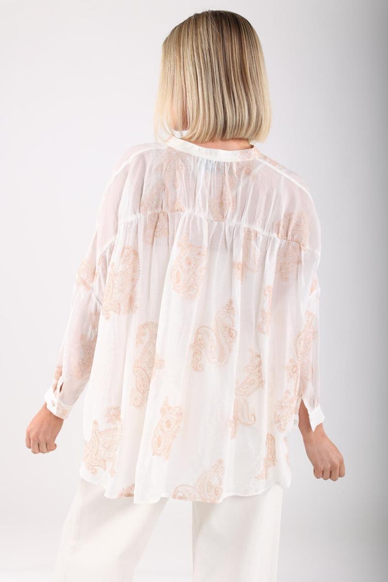 NUKUS NUKUS Blouse NKS02077 Wolwit 4