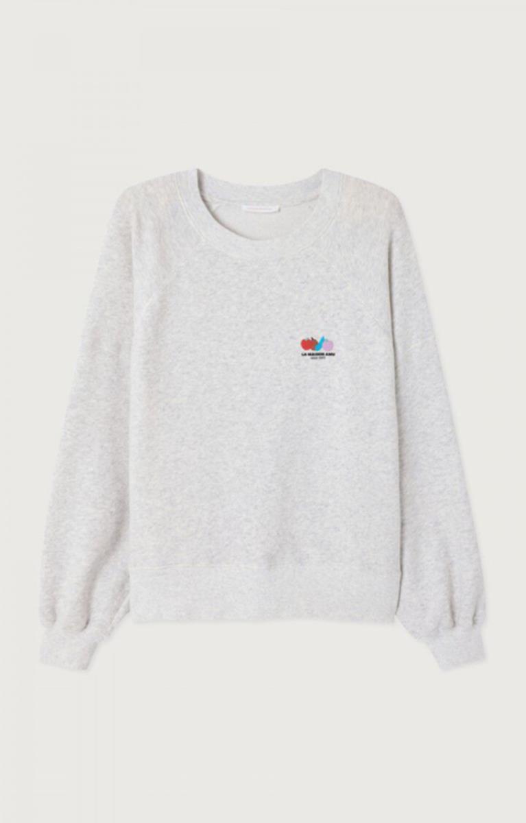 American Vintage Sweater Atubay Zilver 1