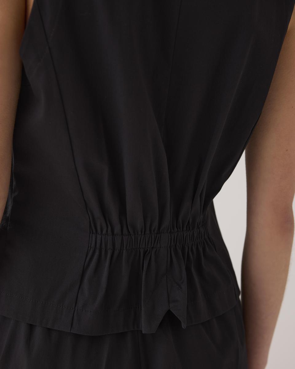 Summum Summum Gilet 9s135-11816 Zwart 5