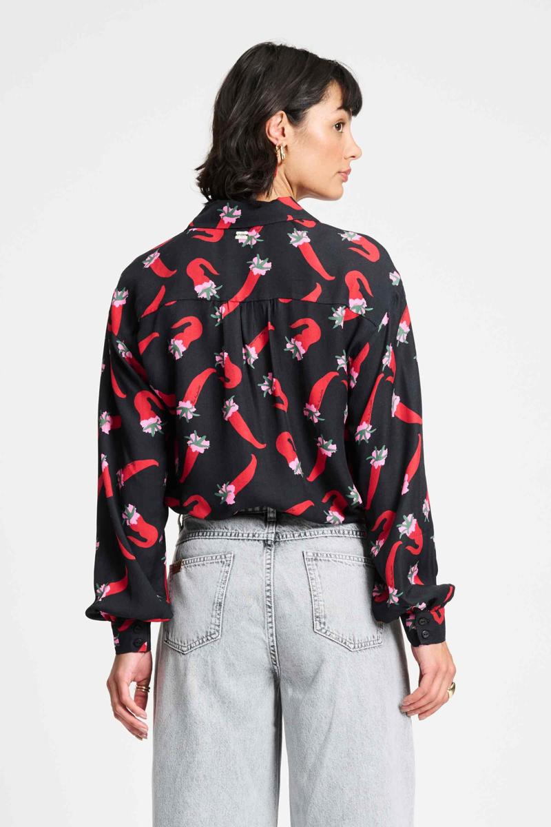 POM Amsterdam Blouse SP9288 Zwart 3