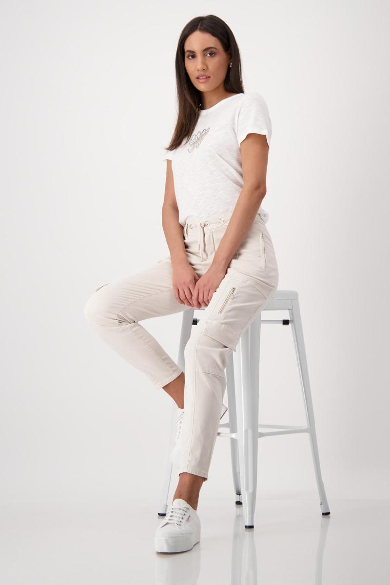 Monari Monari Pantalon 409068 Off-White 3