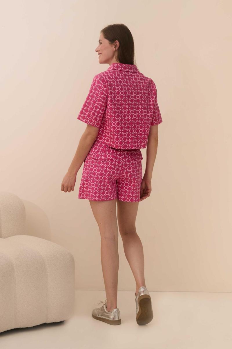 Lofty Manner Lofty Manner Blouse QD06 - Blouse Zar Roze 4