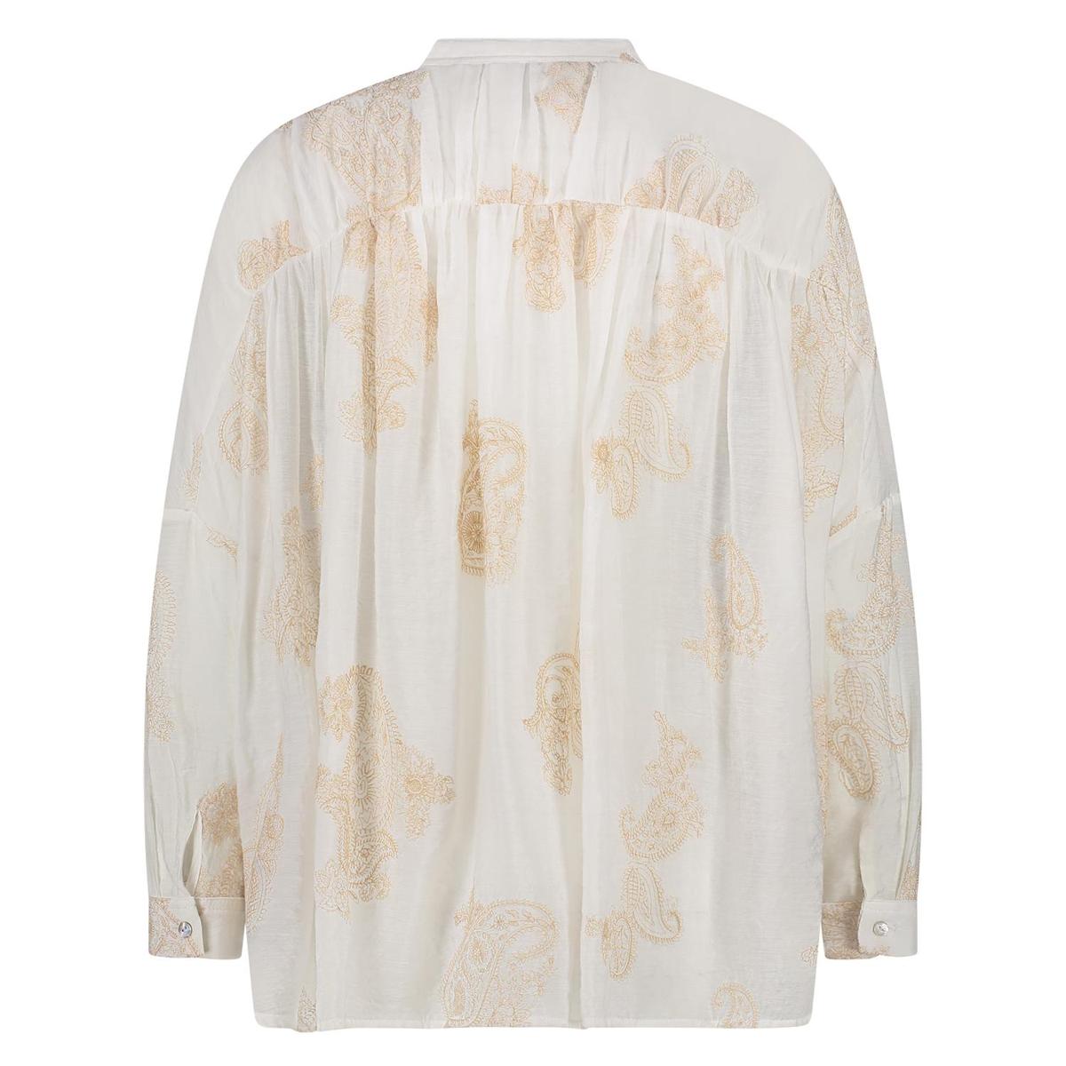NUKUS NUKUS Blouse NKS02077 Wolwit 2