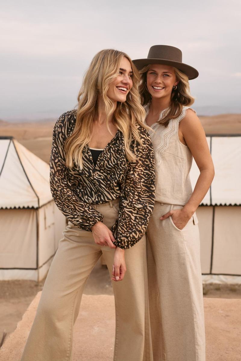 NUKUS NUKUS Blouse NKS02092 Zwart 4