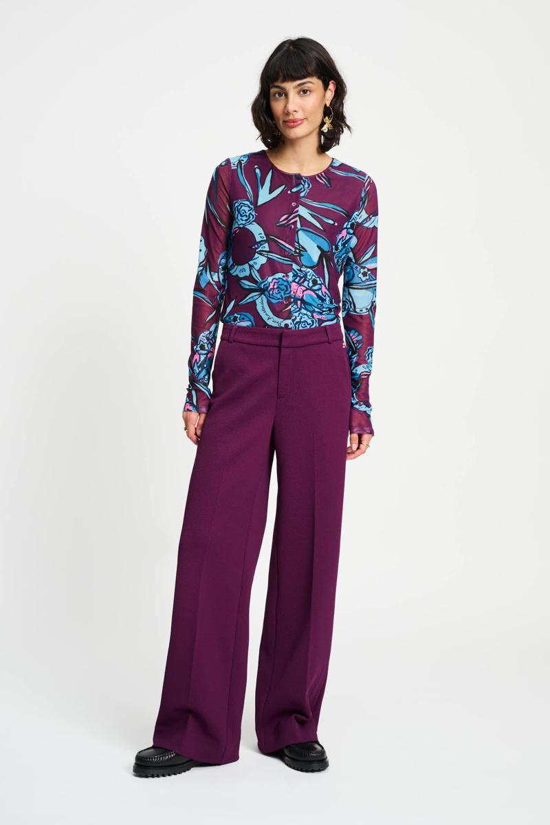POM Amsterdam Pantalon SP9351 Paars 2