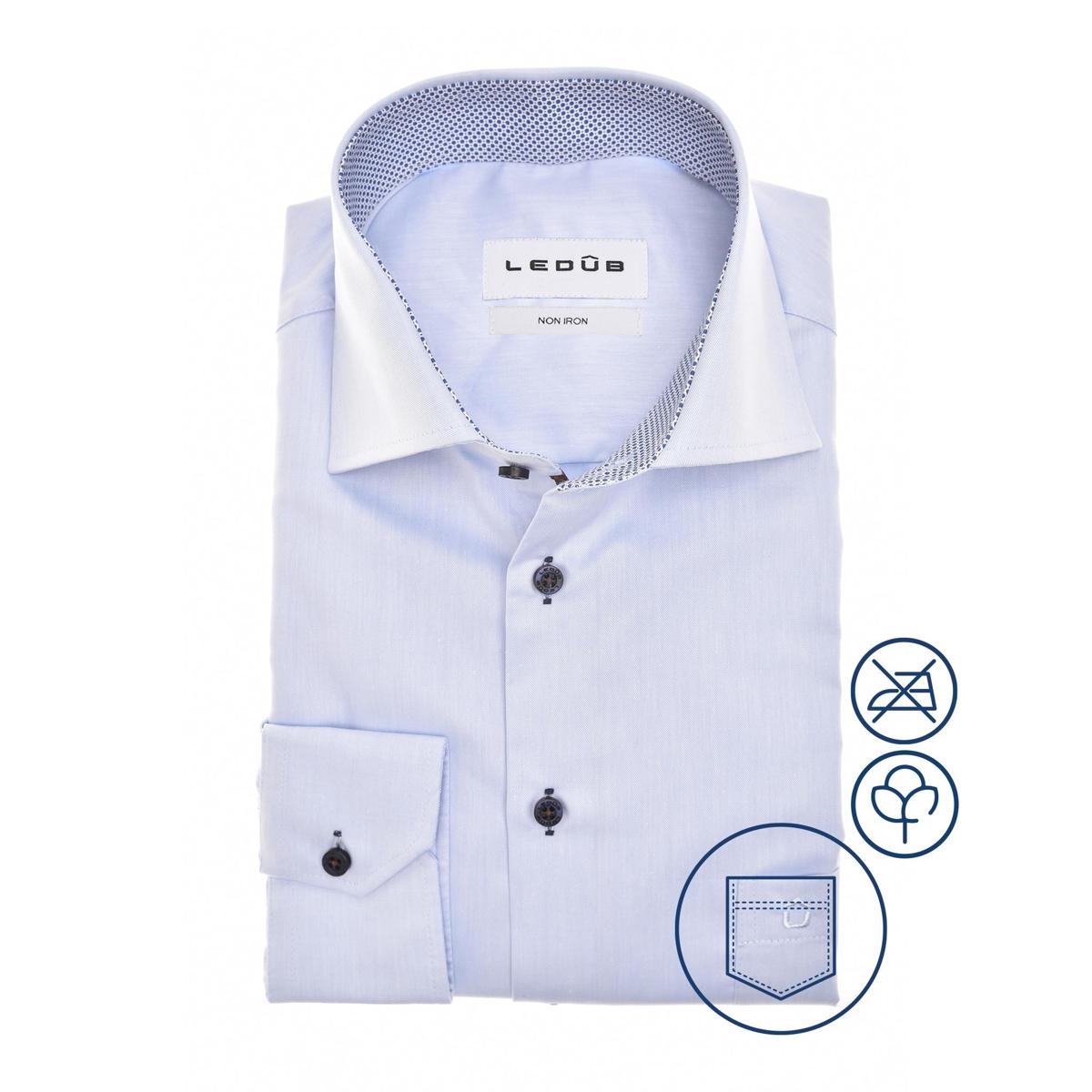 Ledûb Ledûb Overhemd 0323509 Blauw 3