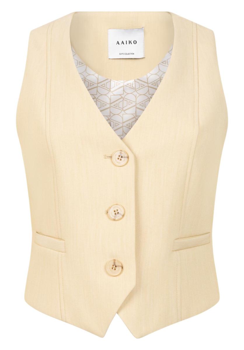 Aaiko Aaiko Gilet ALICA R PES 345 Beige 1