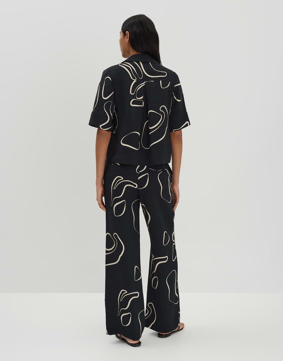 SOMEDAY Pantalon Cevil Nature Zwart 3