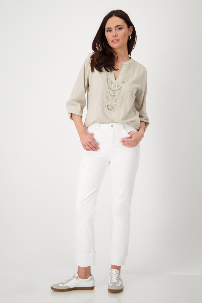 Monari Monari Jeans 409942 Off-White 3
