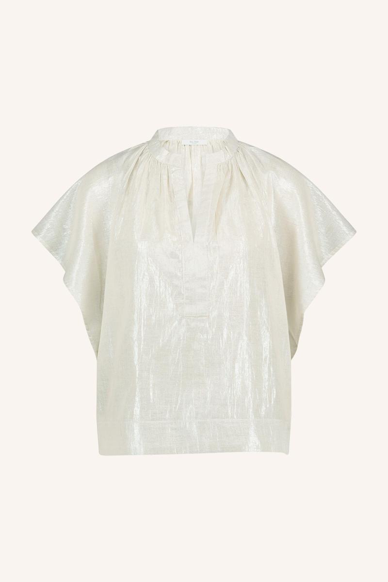 By-Bar By-Bar Blouse Vina Lurex Blouse Off-White 2