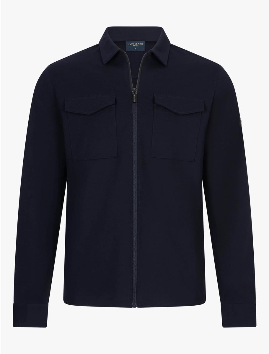 Cavallaro Overshirt Zerino Blauw 2