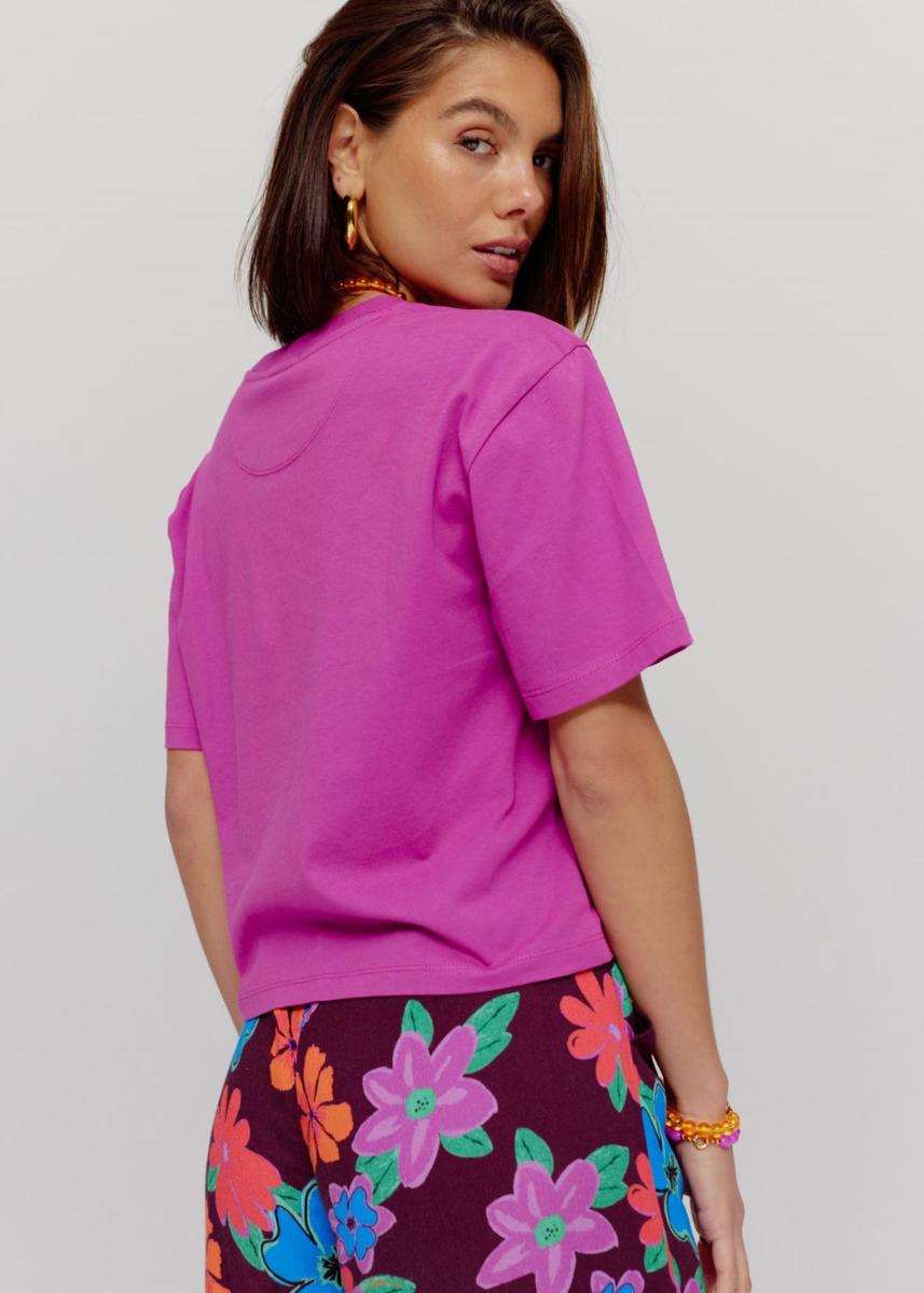 Harper & Yve Harper & Yve T-Shirt HS25Y310 Paars 4