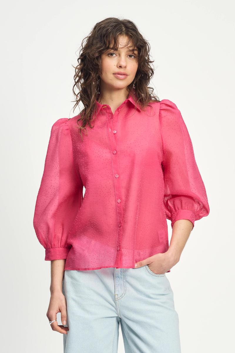POM Amsterdam POM Amsterdam Blouse SP9086 Roze 4