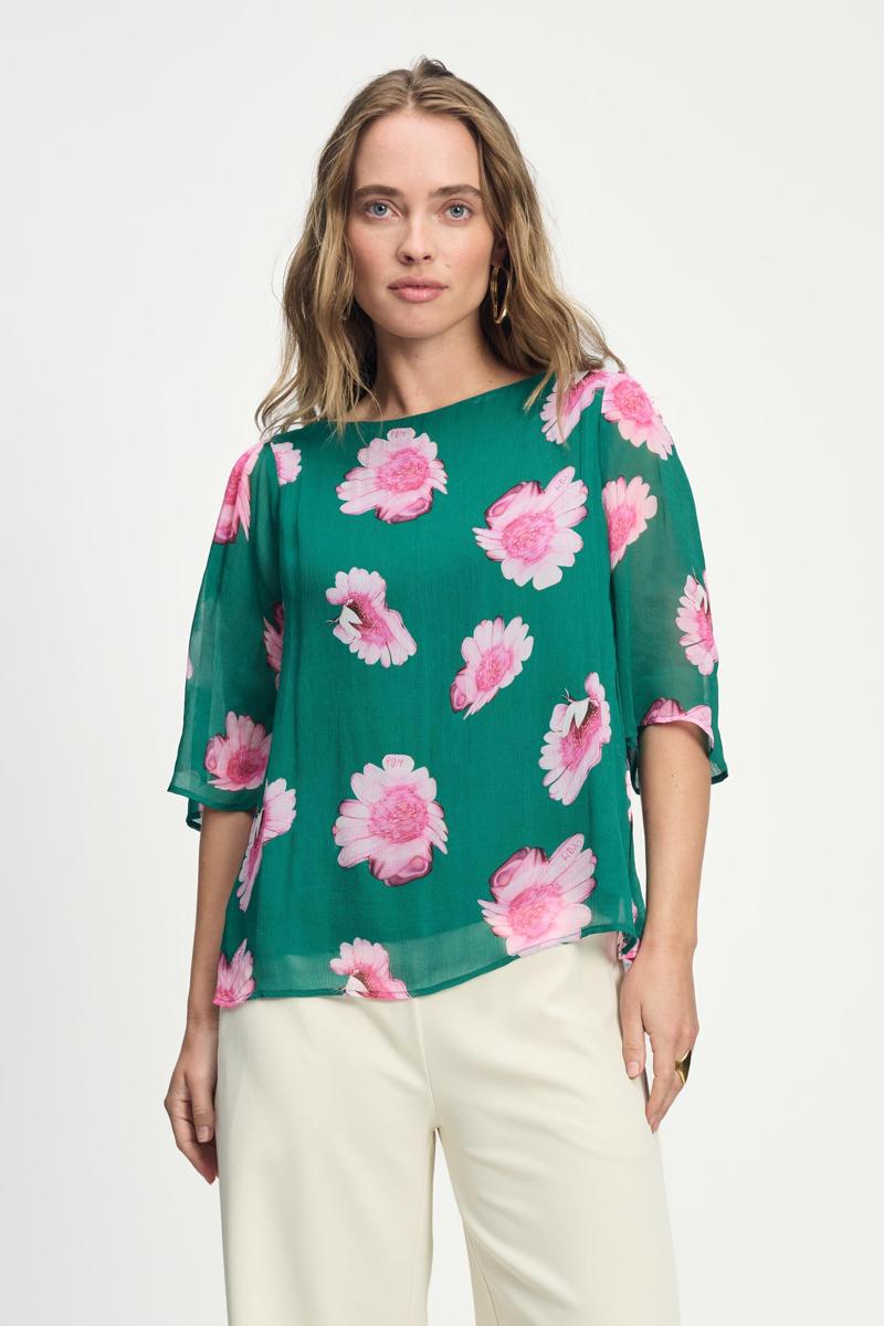 POM Amsterdam POM Amsterdam Blouse SP9076 Groen 2