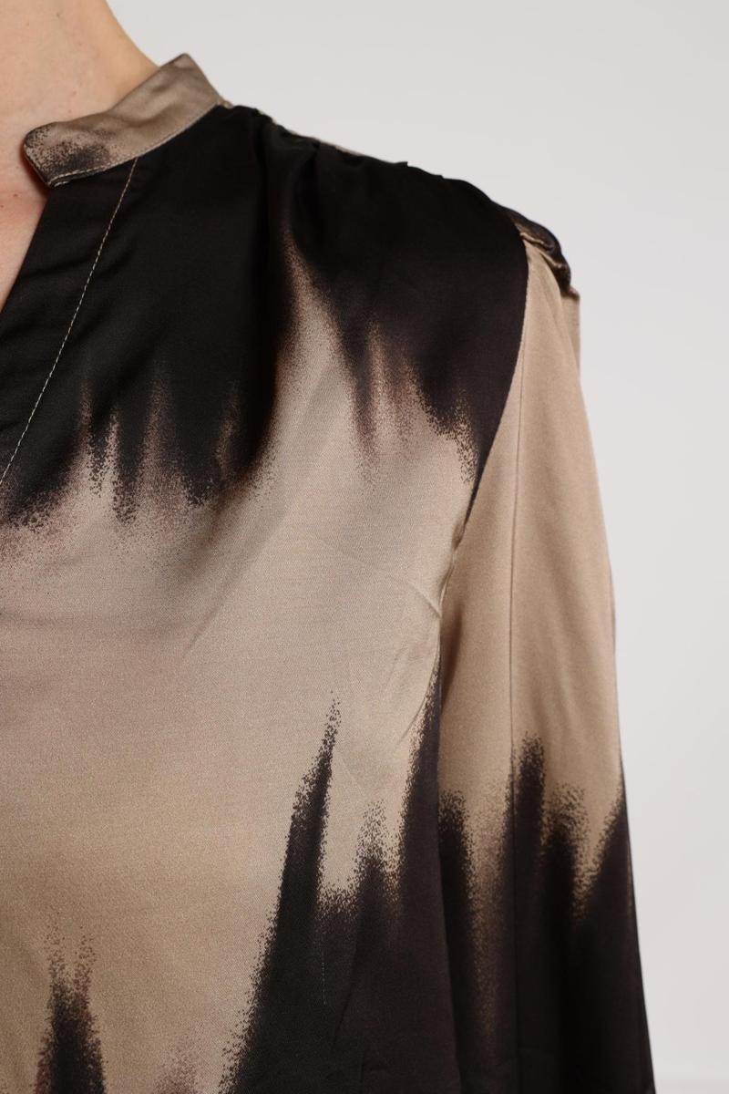 NUKUS Blouse NKF02074 Bruin 6