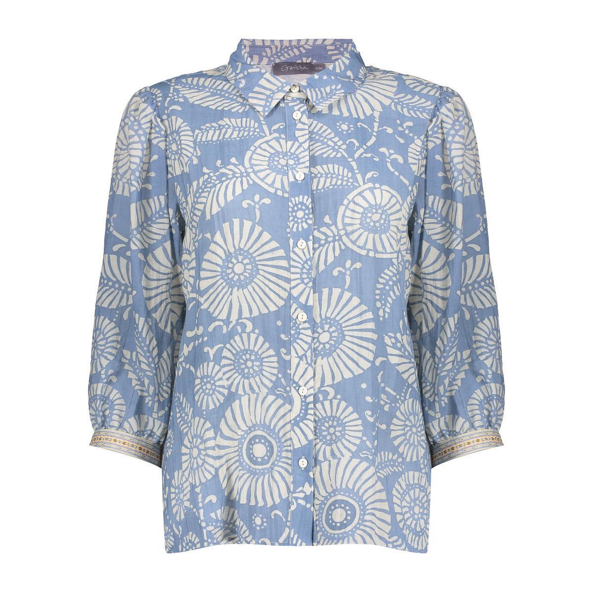 Geisha Geisha Blouse 53450-20 Blauw 1