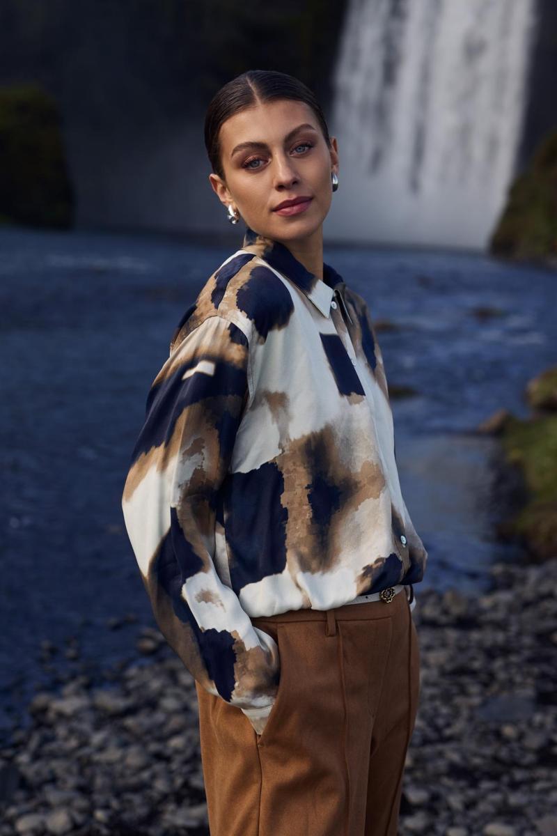 NUKUS Blouse NKF02080 Blauw 1