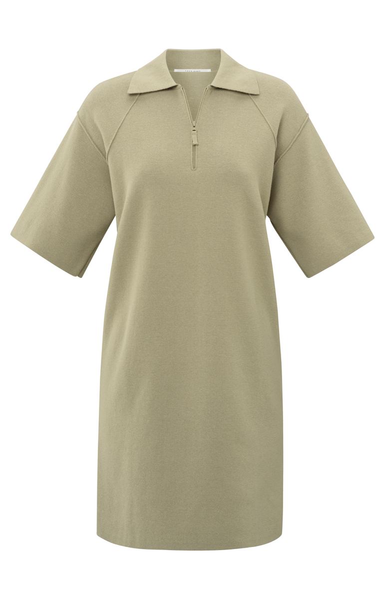 YAYA YAYA Jurk 01-600169-504 Groen 2