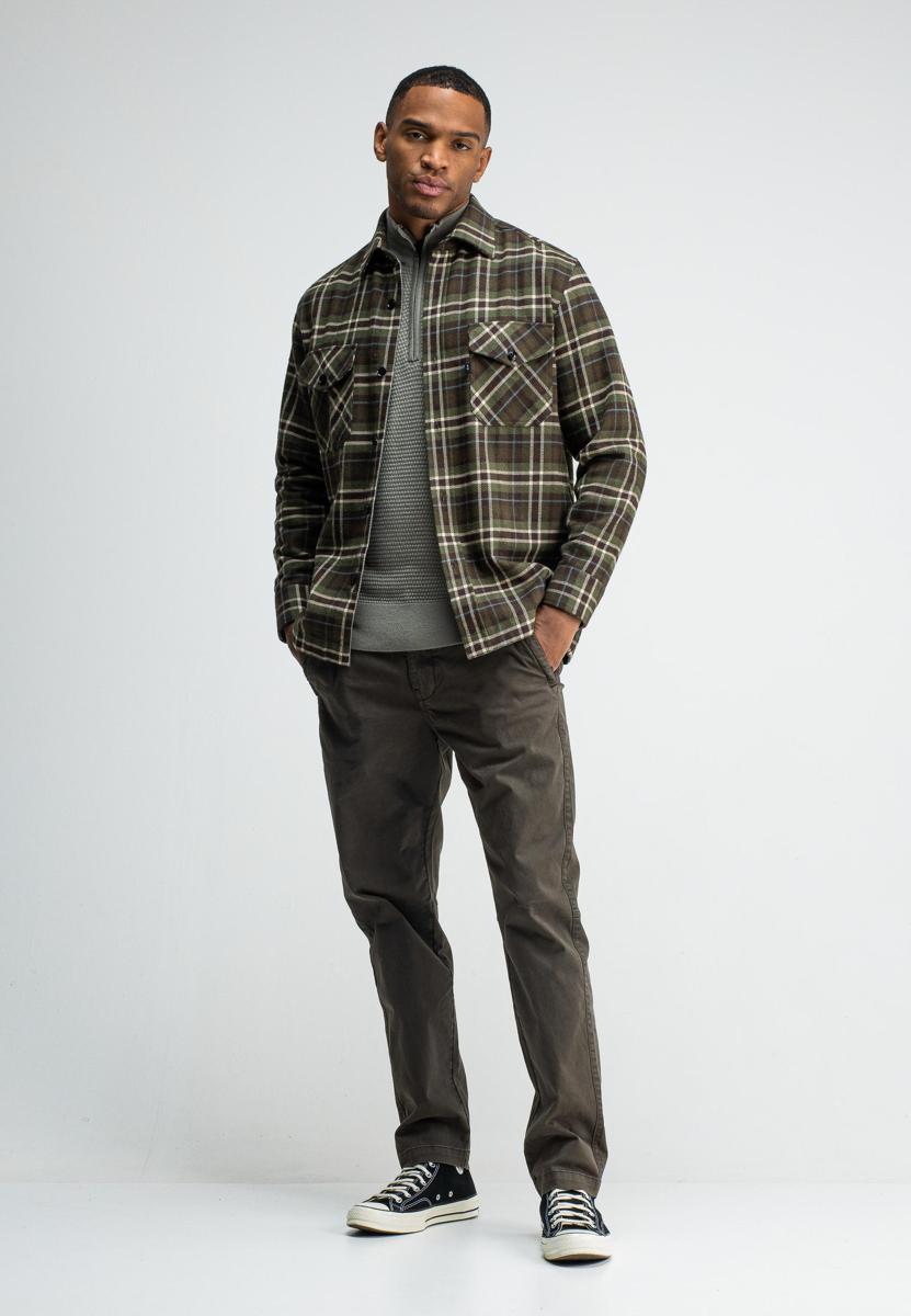 Butcher of Blue Overshirt M2524040 Groen 5