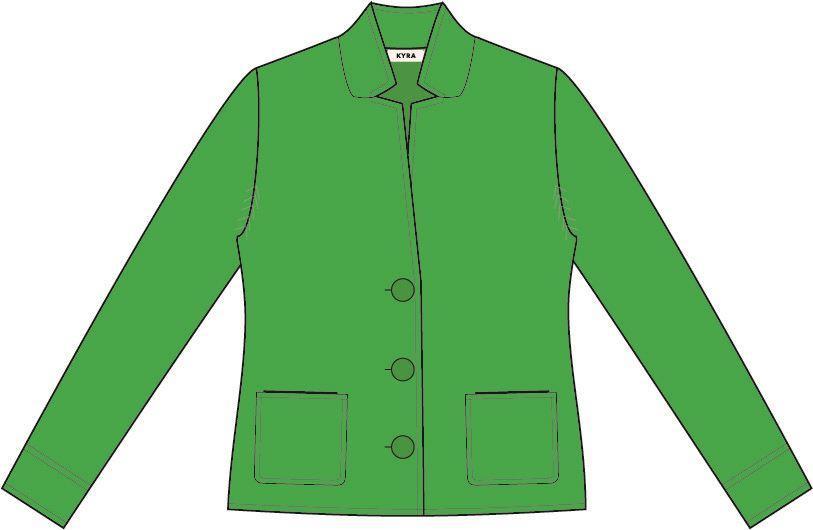 KYRA Cardigan Jada Groen 1