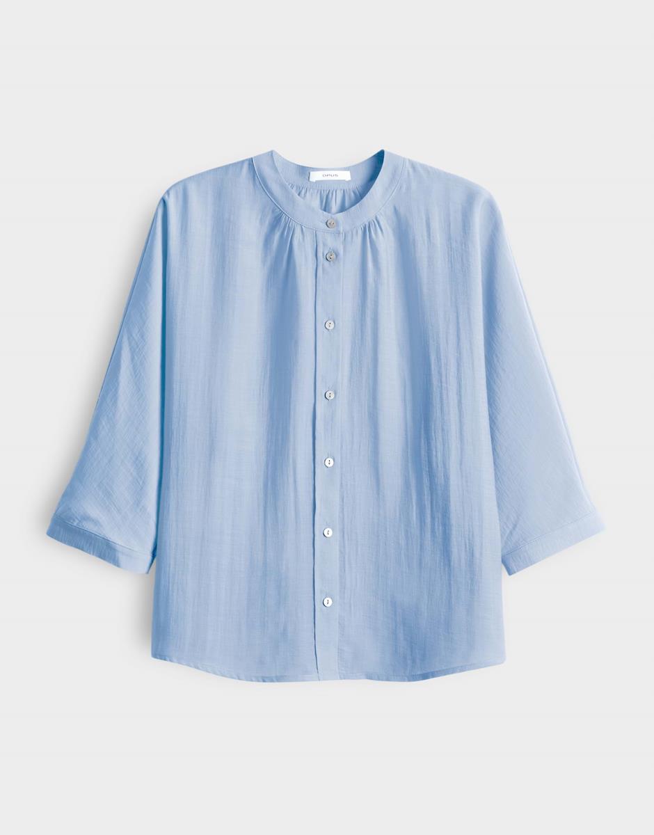 OPUS OPUS Blouse Fabell Blauw 2