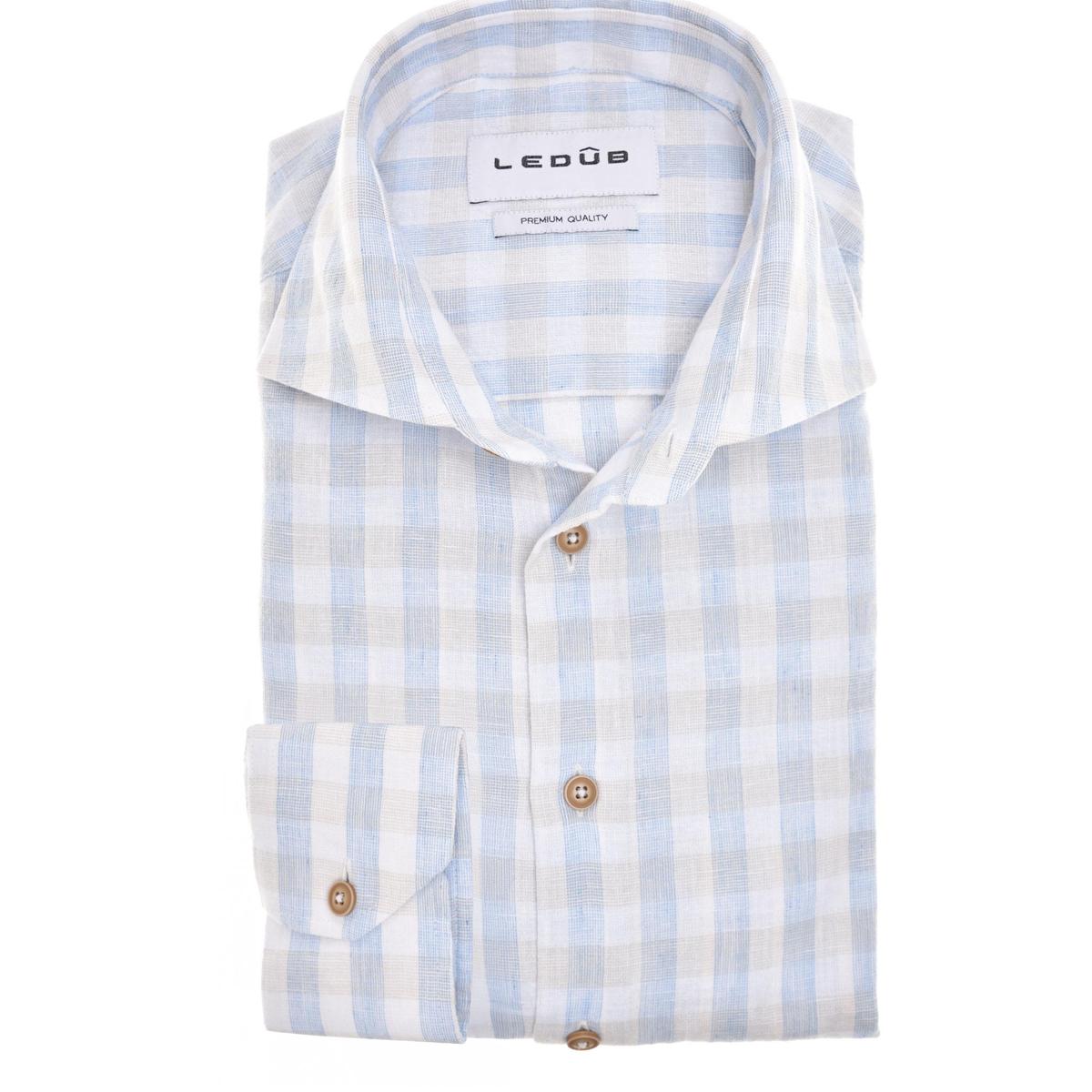 Ledûb Ledûb Overhemd 0142925 Blauw 1