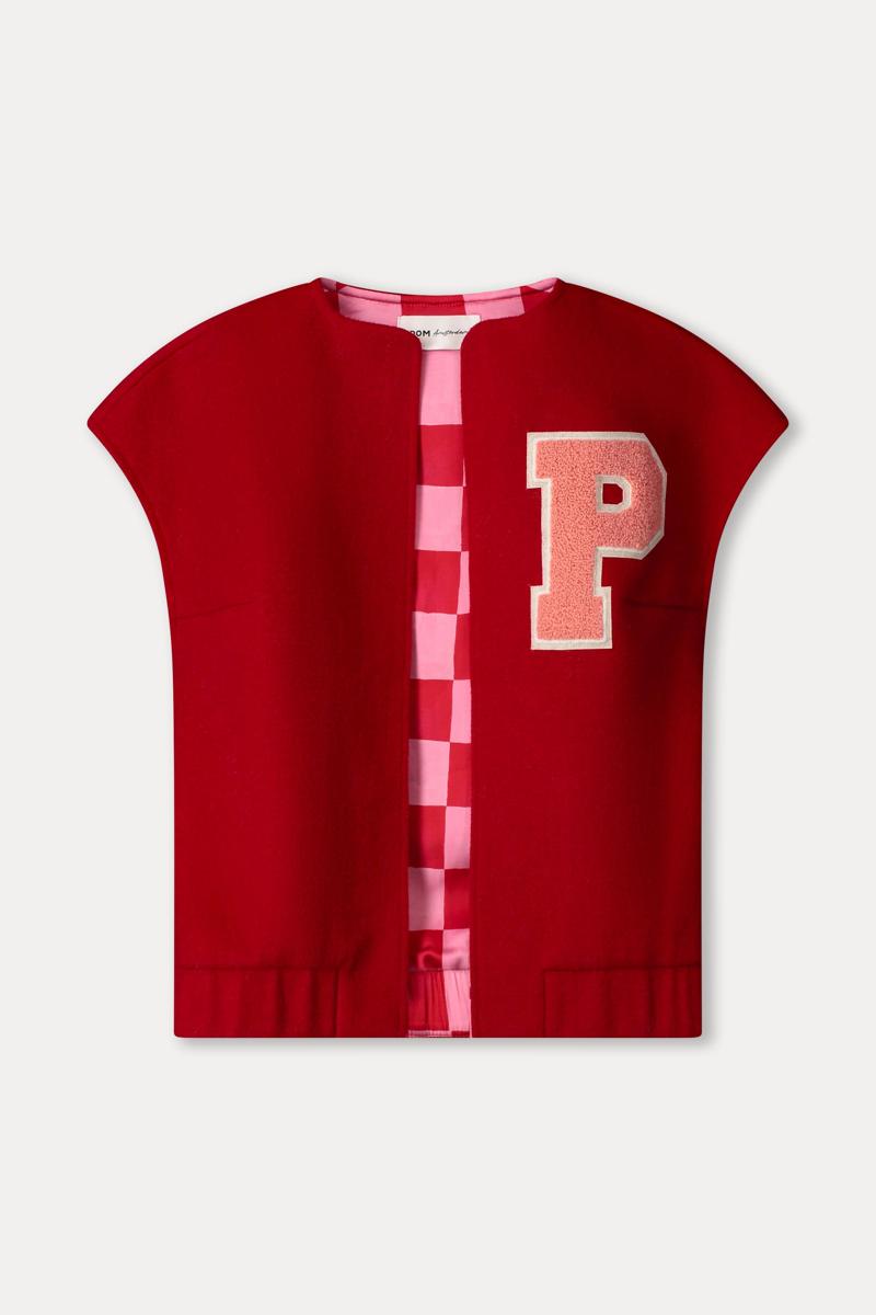 POM Amsterdam Gilet SP9322 Rood 1