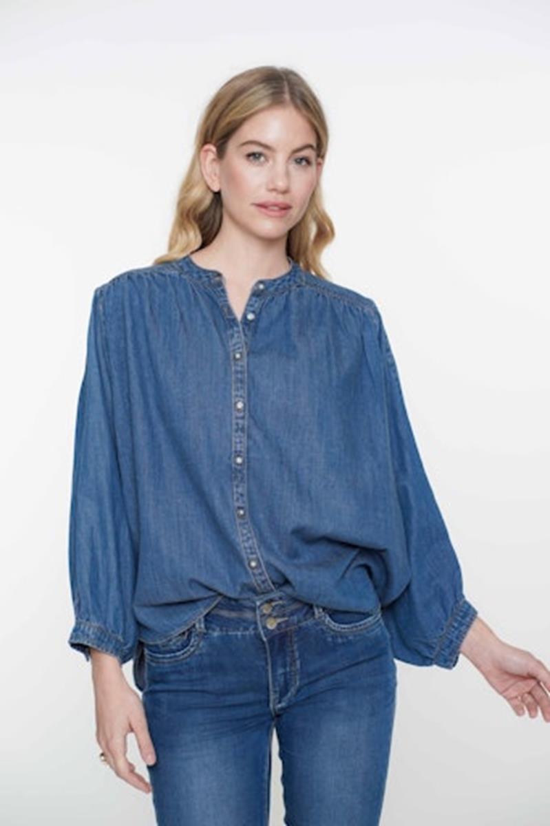 Geisha Geisha Blouse 53013-10 Blauw 1