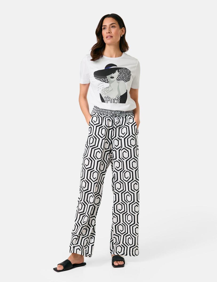 Gerry Weber Gerry Weber Pantalon 520048-31430 Off-White 5