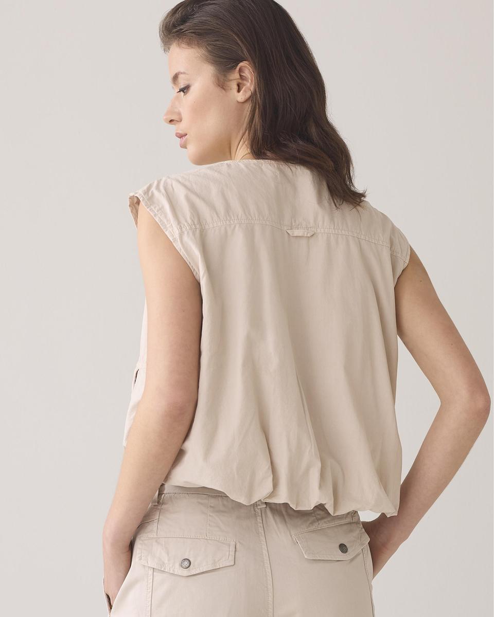 Summum Summum Gilet 9s134-12193 Beige 5
