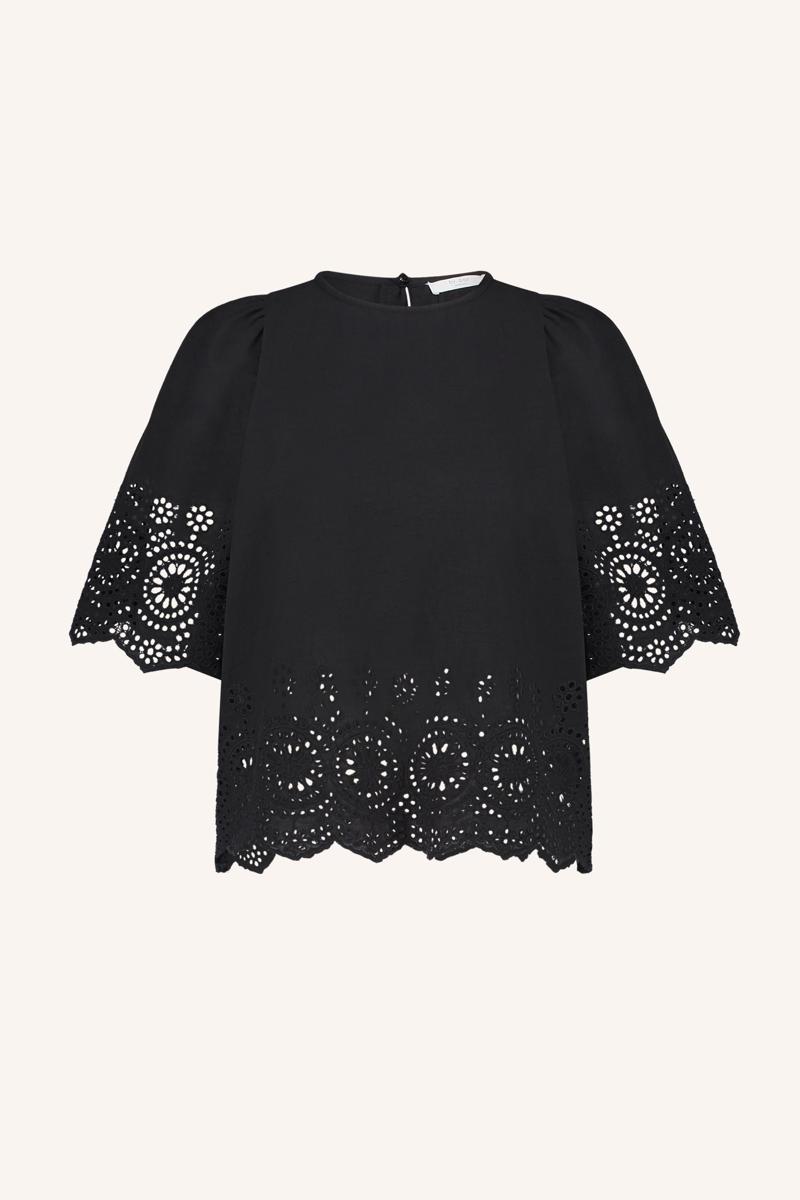 By-Bar By-Bar Blouse Utah Zwart 2