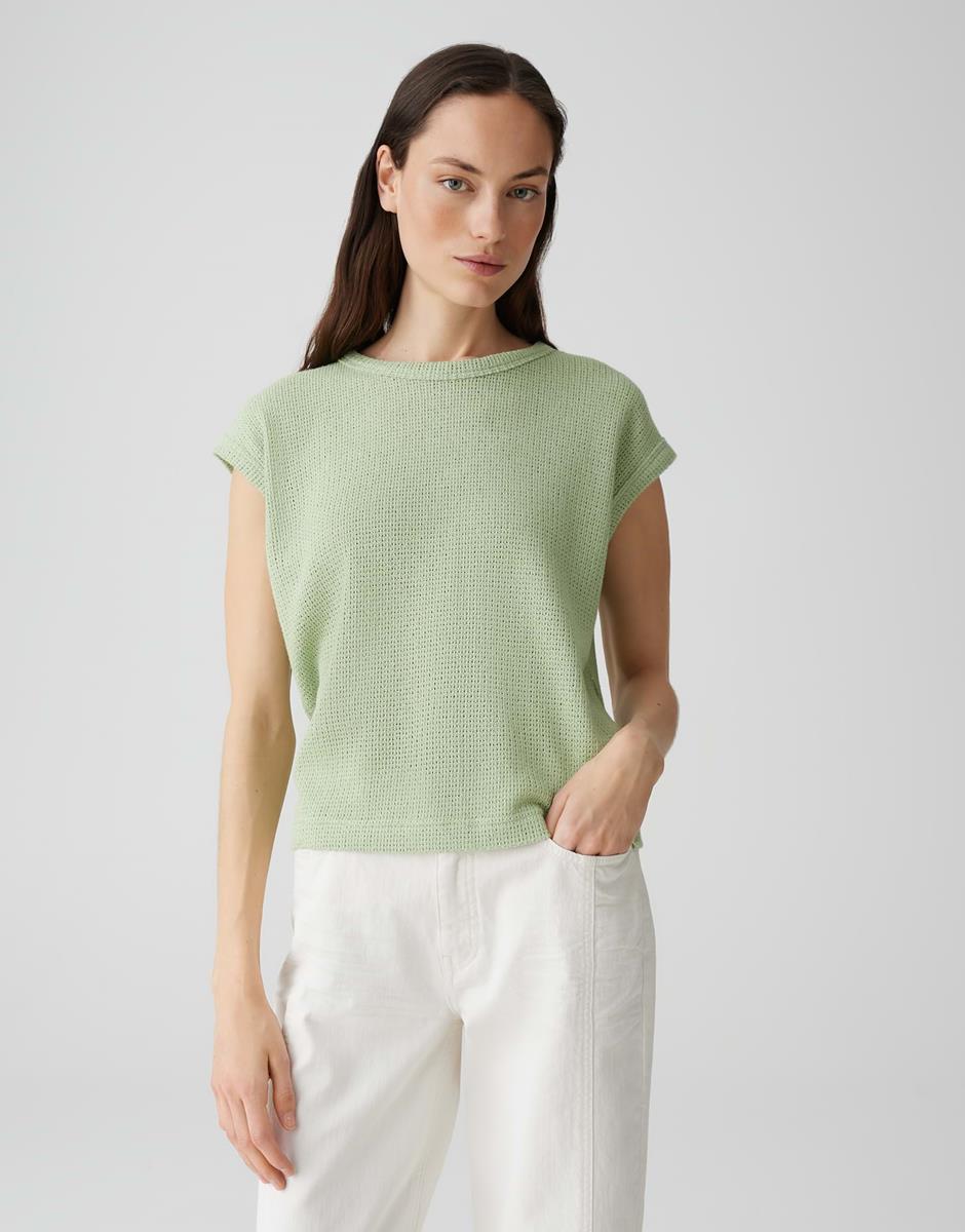 OPUS OPUS T-Shirt Spunki Groen 1