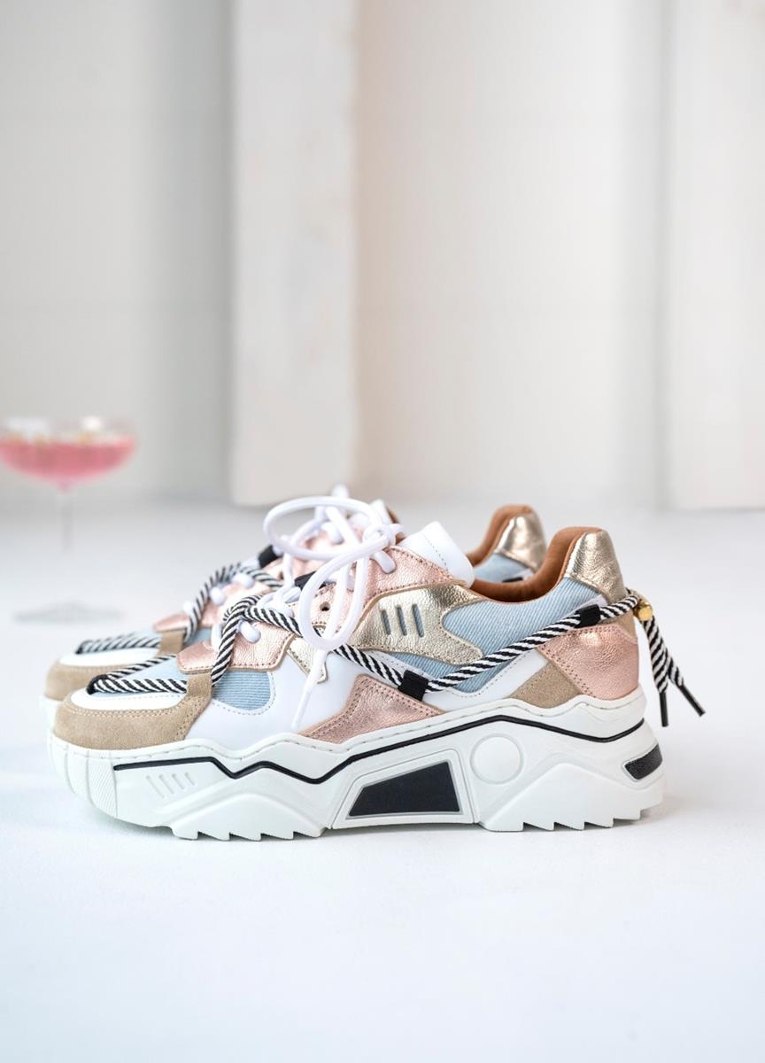 DWRS DWRS Sneakers Jupiter Denim Roze 2