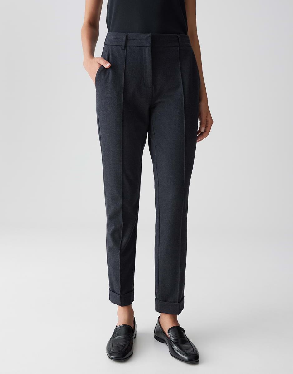 OPUS Pantalon Melina Iconic Blauw 1