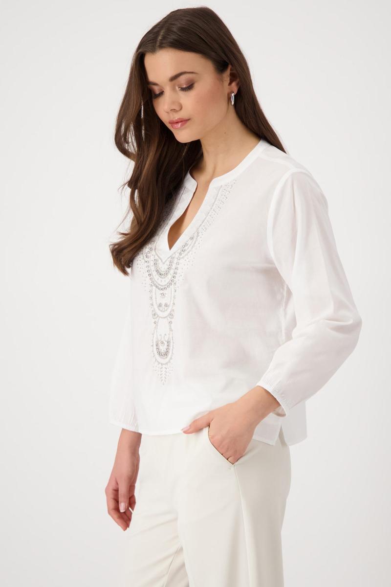 Monari Monari Blouse 409653 Off-White 4