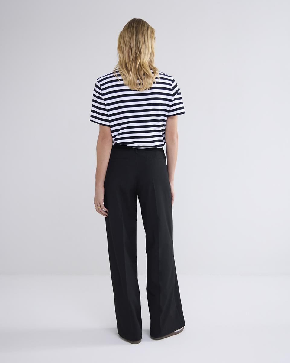 Summum Summum Pantalon Verona-12072 Zwart 4