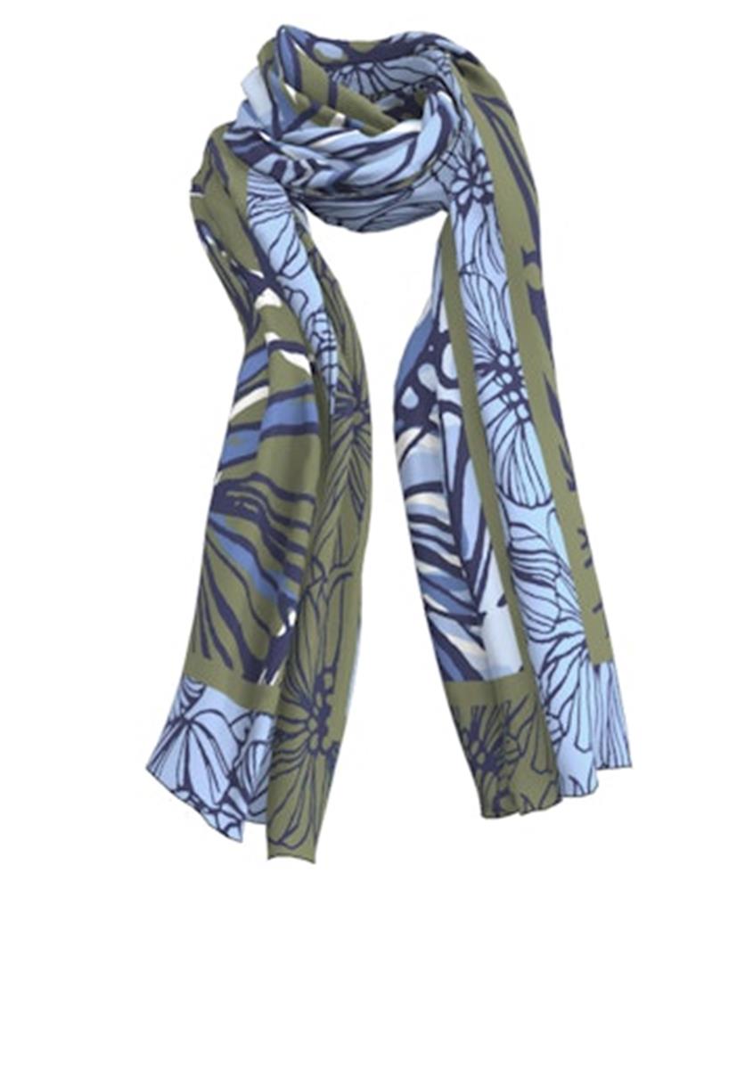 Bianca Bianca Sjaal 57502 Blauw 1