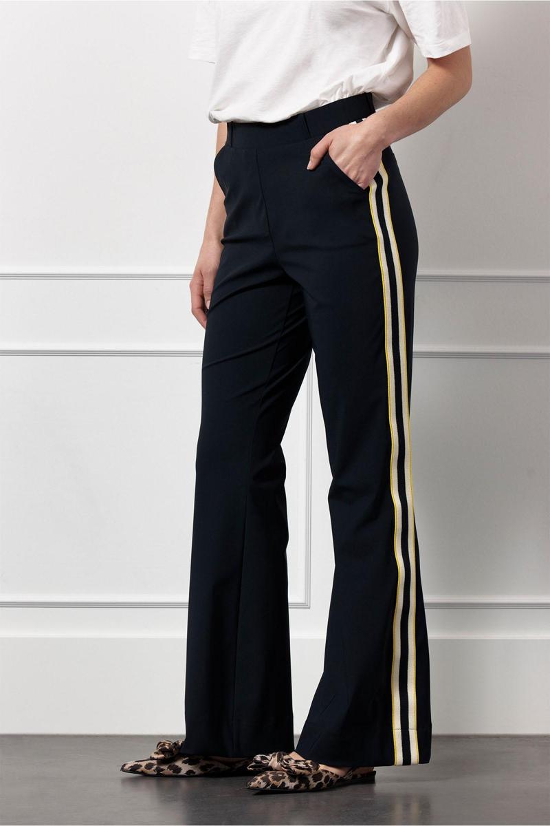 Studio Anneloes Studio Anneloes Pantalon Nola tape flair t Blauw 3