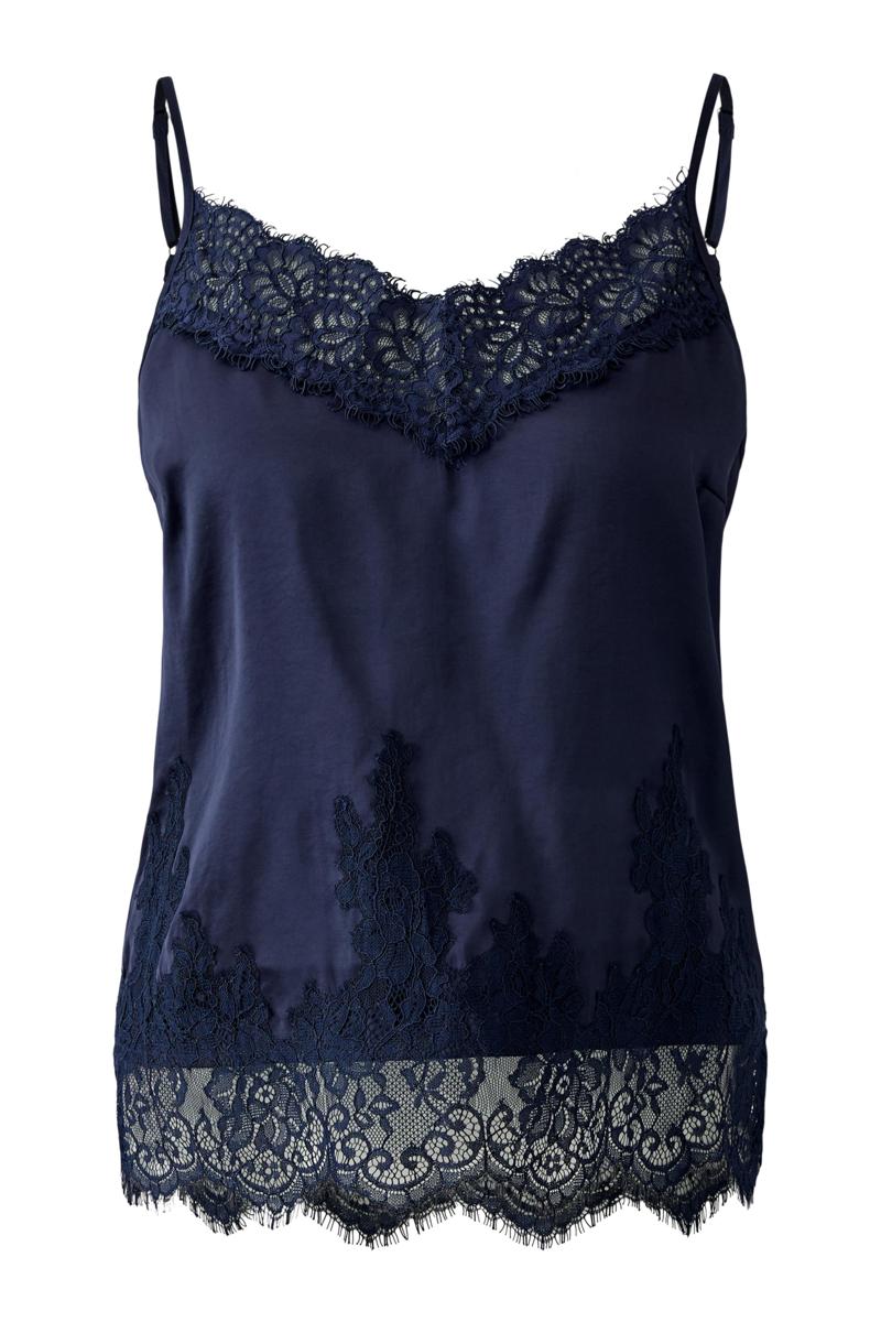 Oui Blouse 0094325 Blauw 2