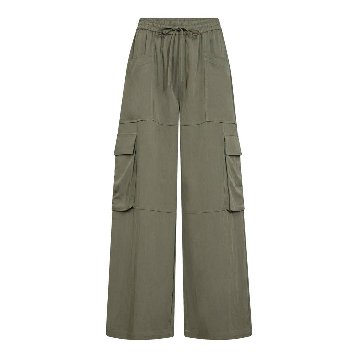 Co'Couture Pantalon Ella Cargo Groen 1