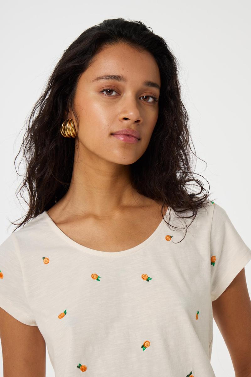 Fabienne Chapot Fabienne Chapot T-Shirt Phil Round V T-Sh Wolwit 4