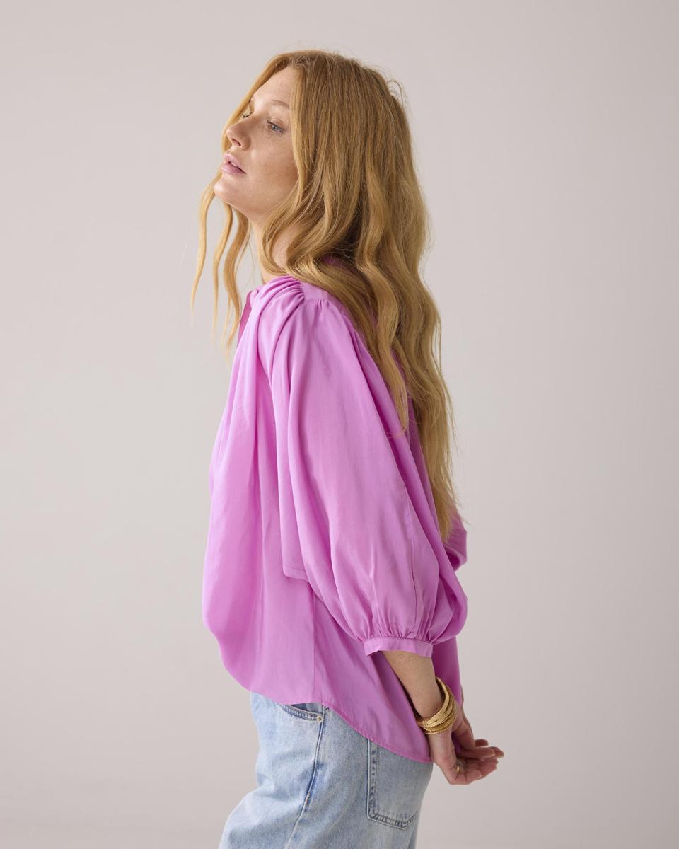 Summum Summum Blouse 2s3316-12173 Paars 6