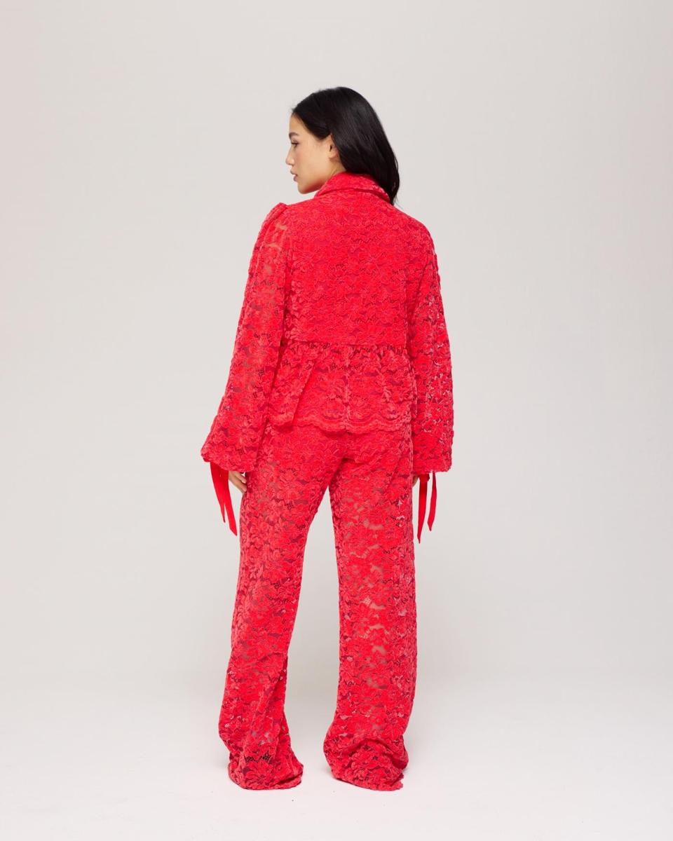 Harper & Yve Harper & Yve Blouse SS25P606 Rood 6