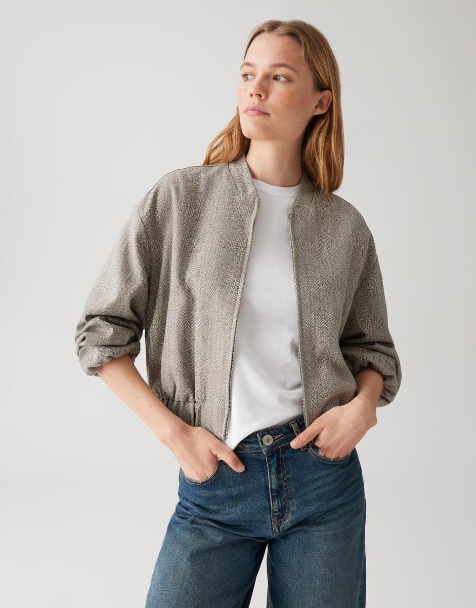 OPUS Blazer Jalea Herringbone Beige 4