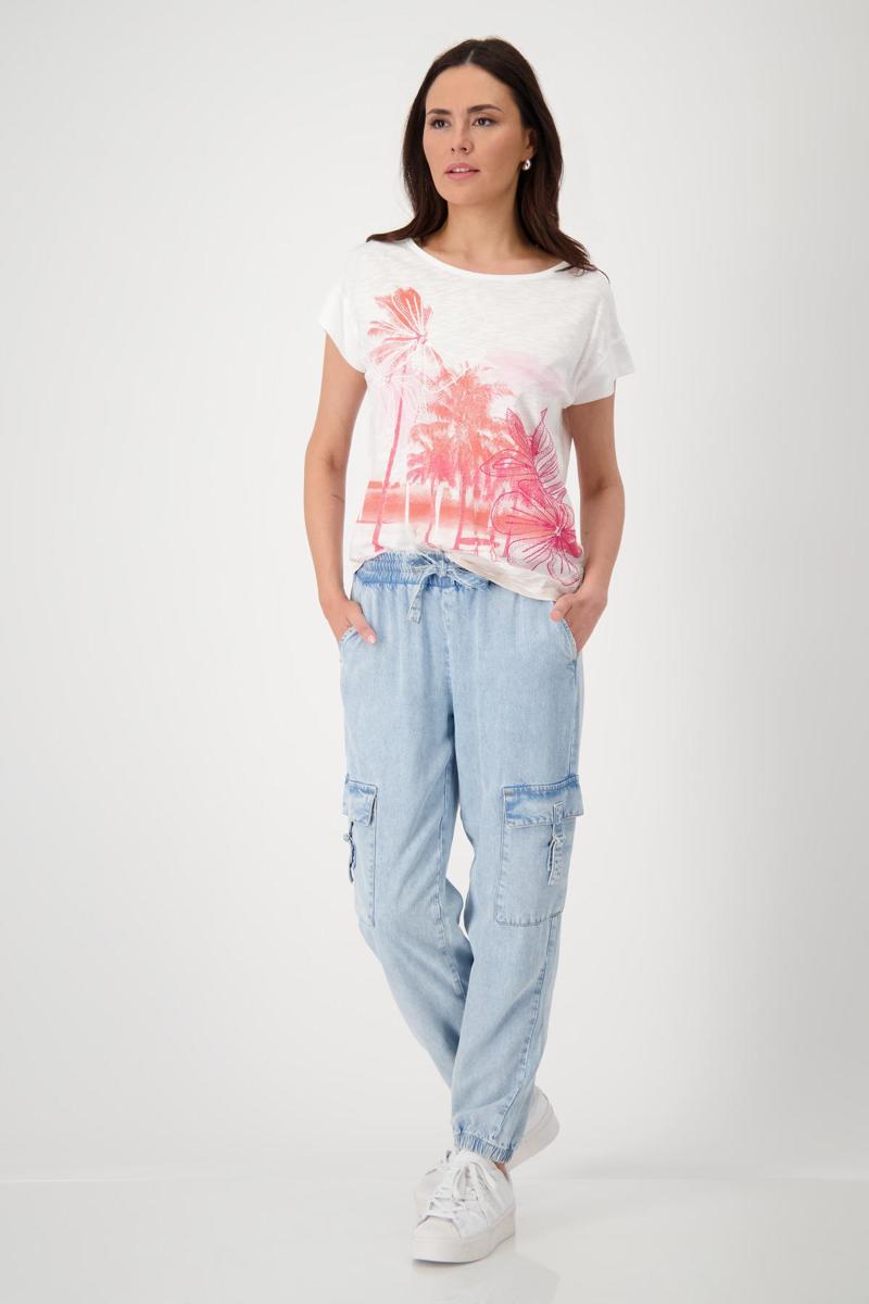 Monari Monari T-Shirt 409632 Off-White 3