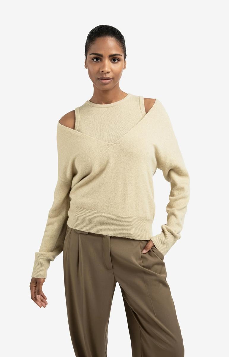 YAYA Trui 01-000381-509 Groen 1